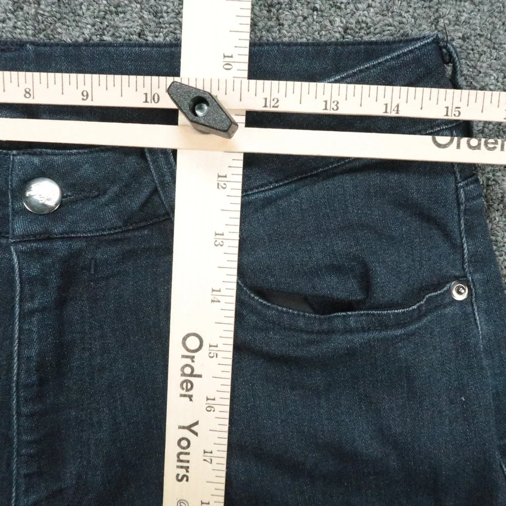 State & Liberty Jeans Mens 33x32 Blue Straight 5 Pocket Stretch Dark Wash